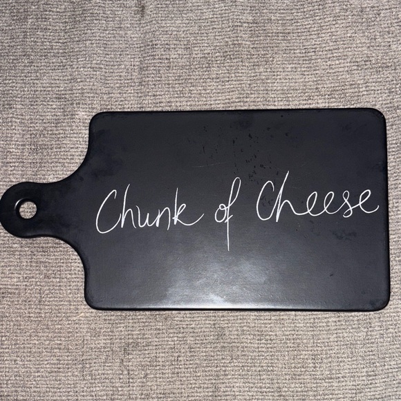 Pier 1 Other - Black Cheese Board with White Text-EUC